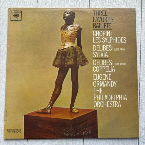 Vintage The Three Favorite Ballets By Chopin and Delibes - Picture 1 of 6